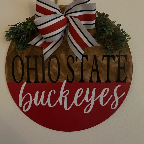 Ohio state Buckeyes door hanger - Picture 3 of 4